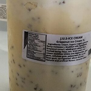 J.U.S-IceCream Grapenut Ice Cream