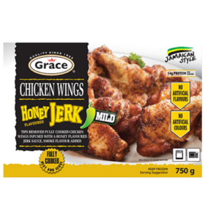 Grace Honey Jerk Chicken Wings.